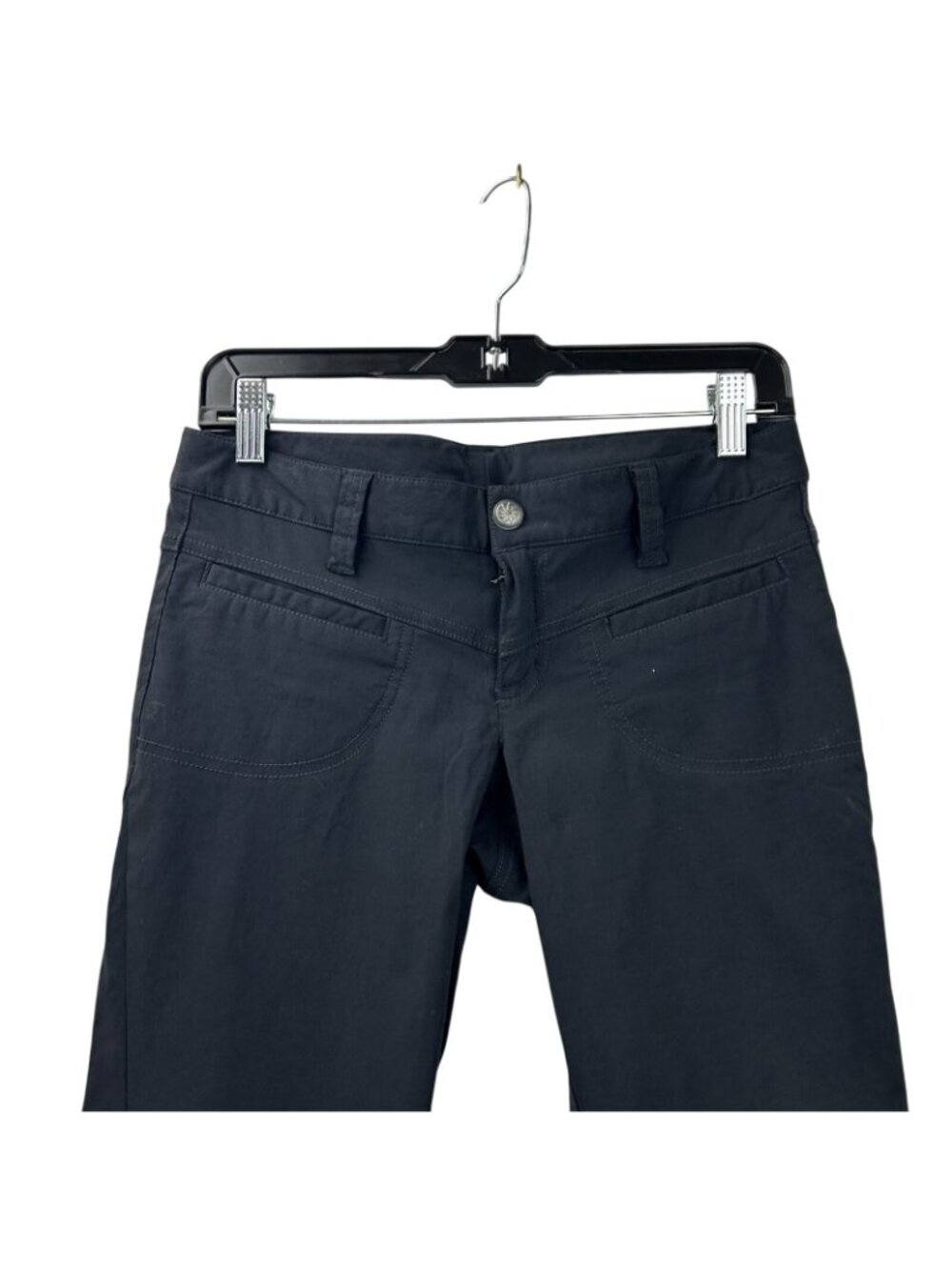 Athleta Heathered Low Rise Dipper Pant Women’s Size 2 Black Hiking Bootcut Leg - Picture 11 of 16